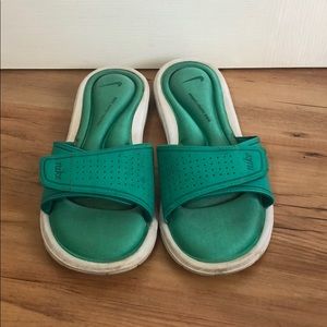 Teal Nike Slip Ons